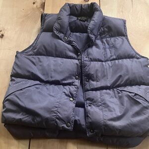 L.L. Bean Dark Gray Puffer Vest